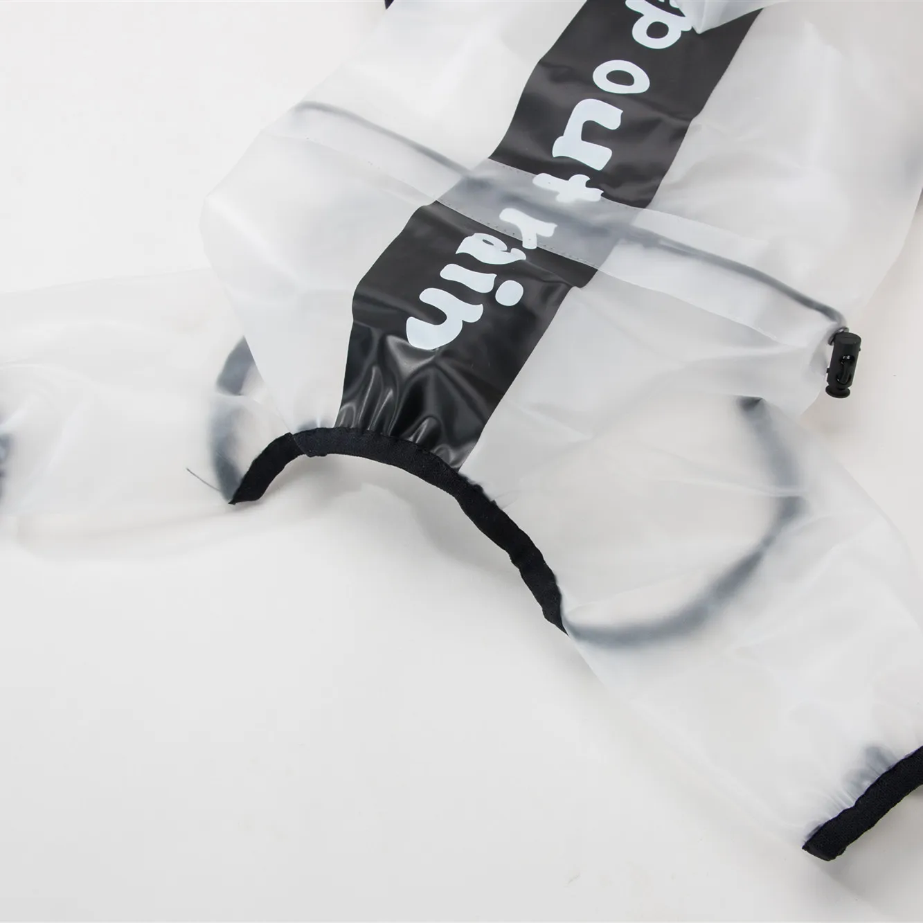 Дождевик для собак с капюшоном непромокаемый костюм полупрозрачный дождевик