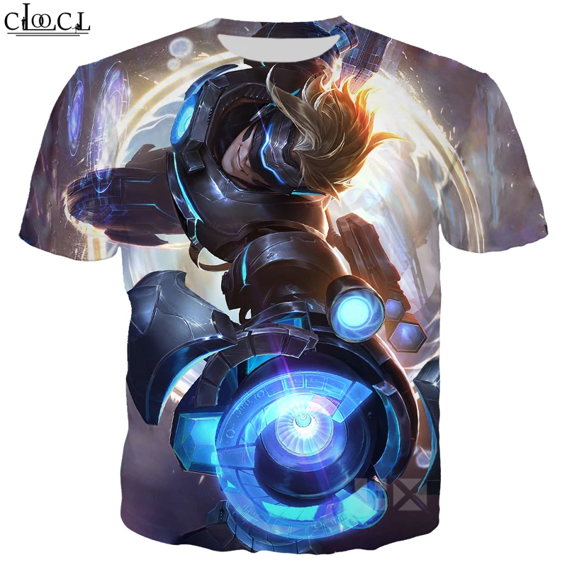 Футболка унисекс CLOOCL Pulsefire с 3D-принтом T344 | Футболки