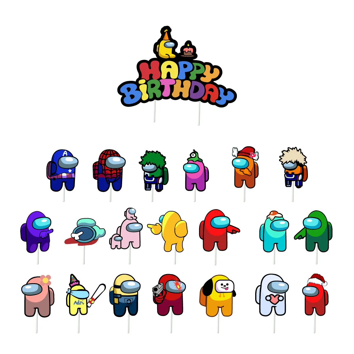 Из нас космическая игра оборотни раньше детская вечеринка на день рождения флаг