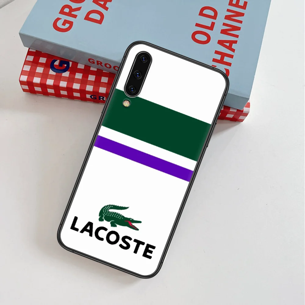 

LACOETE Fashion Trend Brand Crocodile Phone Case For Samsung Galaxy Note S 8 9 10 20 Plus E Lite Uitra black Coque Luxury Prime