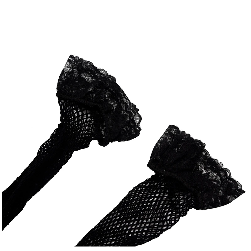 Элегантные женские для девочек кружевной топ сексуальные ажурные чулки с