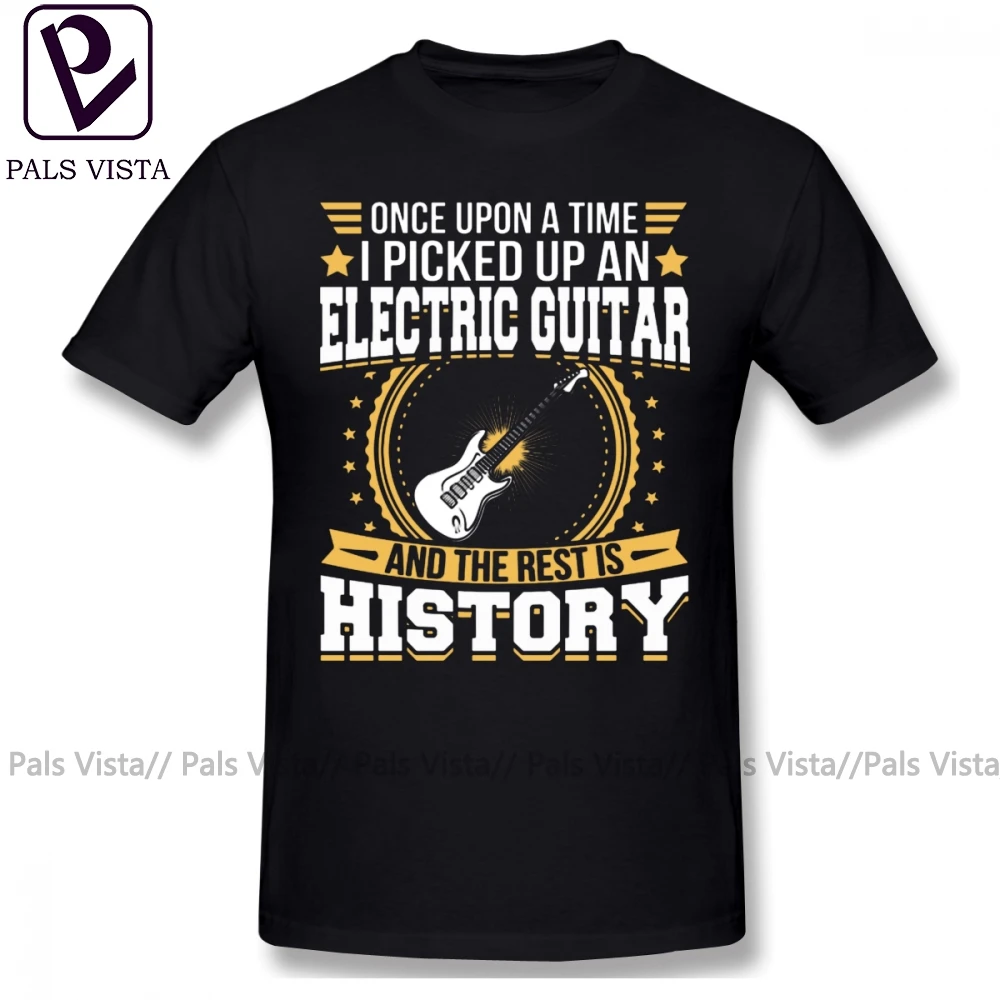Футболка с изображением электрогитары футболка и остального истории милая