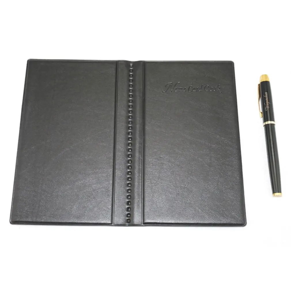 Большая вместительная визитница для ID-карт чехол из ПВХ кожи большая емкость