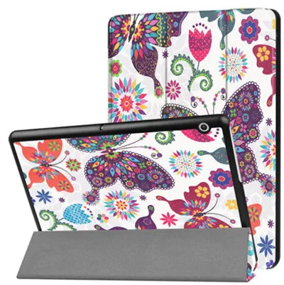16 Кожаный чехол для huawei Mediapad T3 10, чехол с красочным принтом для планшета, подставка для huawei MediaPad T3 10, AGS-L09, AGS-W09, 9,6 дюймов - Цвет: 16