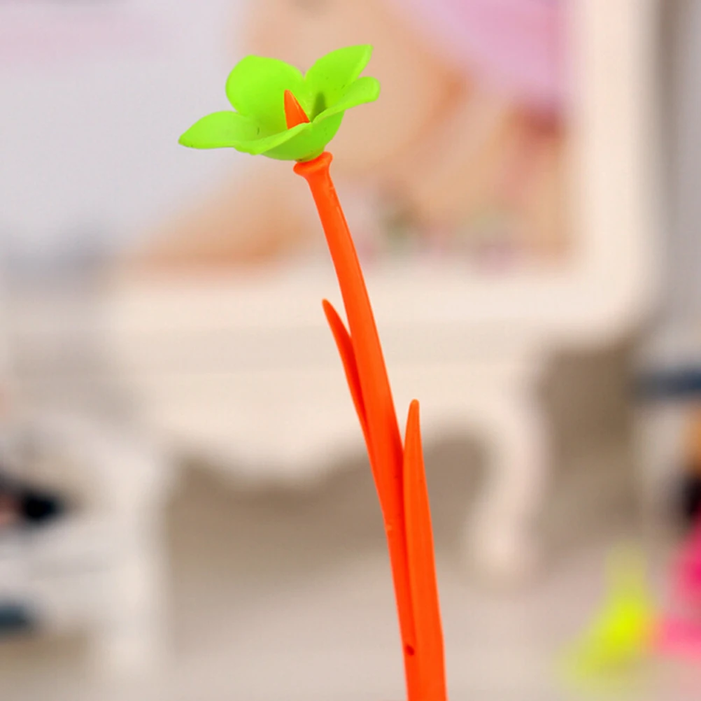 1 шт. модная популярная креативная канцелярская ручка с цветами сладкими на удачу