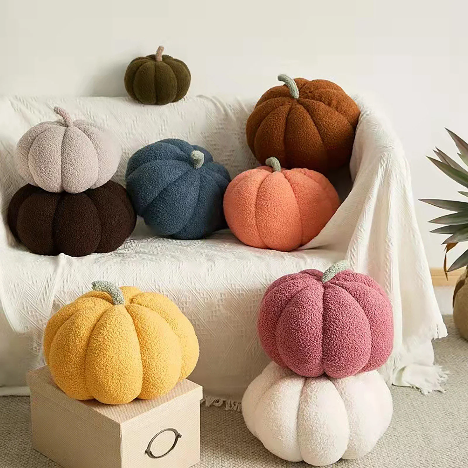 

Cushaw Pillow Gift Simulation Vegetable Doll Plush Toy Photography Props Children's Doll Home Sofa Bedroom Pumpkin Pillow Gifts