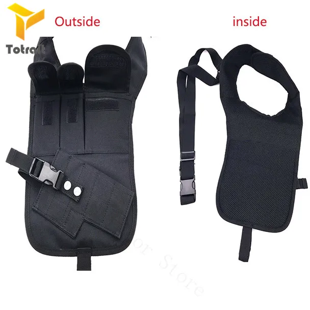 TOtrait Tactical Anti Theft Safety Hidden Gun Holster Nylon subaxillary Underarm Pistol Pouch Shoulder Bag Left Right Hand | Спорт и