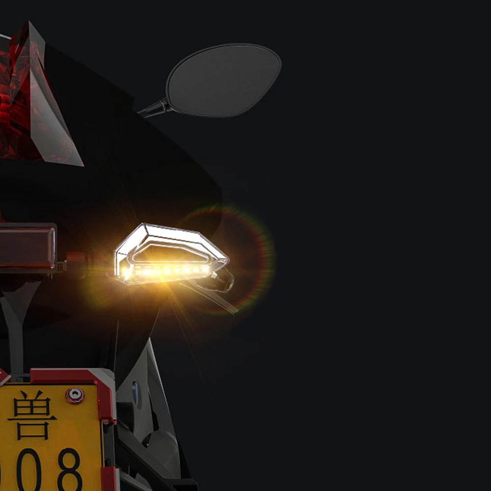 

Spirit Beast Motorcycle LED Turn Signal Light Lamp Indicators 12V Motocross Flasher Blinker For cafe racer xj6 z750 ltz 400 mt09
