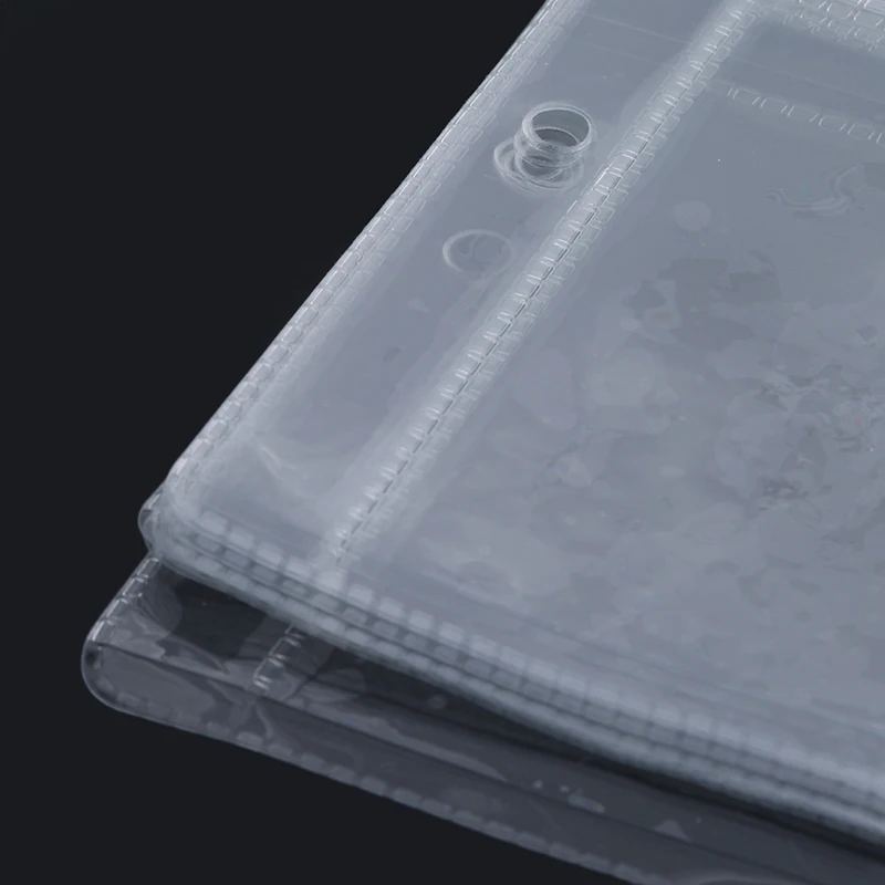 10 шт./упак. прозрачный ПВХ страницы альбома 3 кармана деньги Билл Примечание