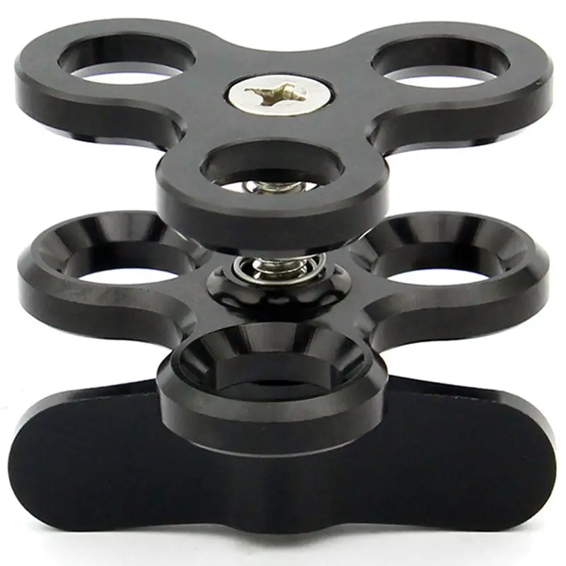 Aluminum alloy Ball Joint Arms 3 Section Clamp mount Fill Light Lamp Holder For Diving Underwater Photography Accesso | Электроника