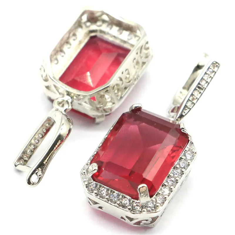 37x16 мм необычный розовый турмалин кунцит Белый Яркий Циркон подарок для женщин