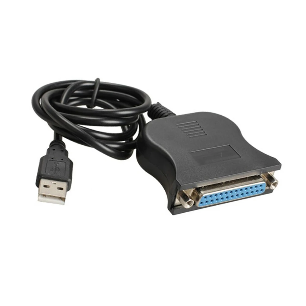 Print Converter Cable USB 1.1 To DB25 Female Port LPT Adapter For Black Wholesale New | Электроника