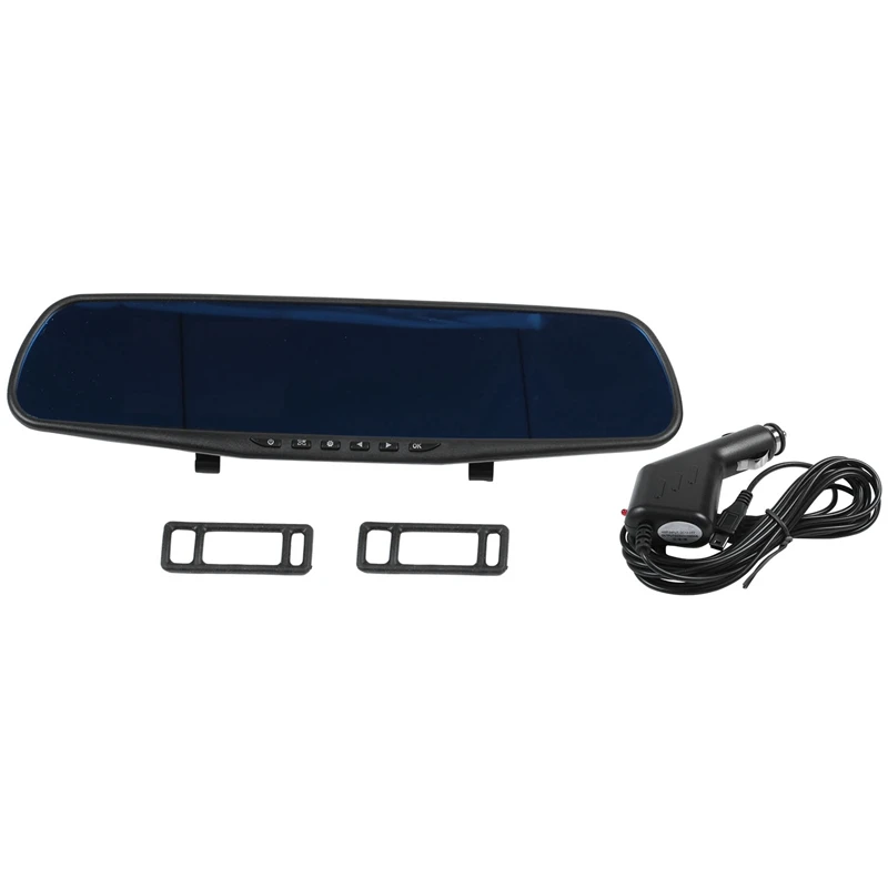 Автомобильная камера 4 3 P Hd Dvr с экраном 1080 дюйма зеркало заднего вида двойная