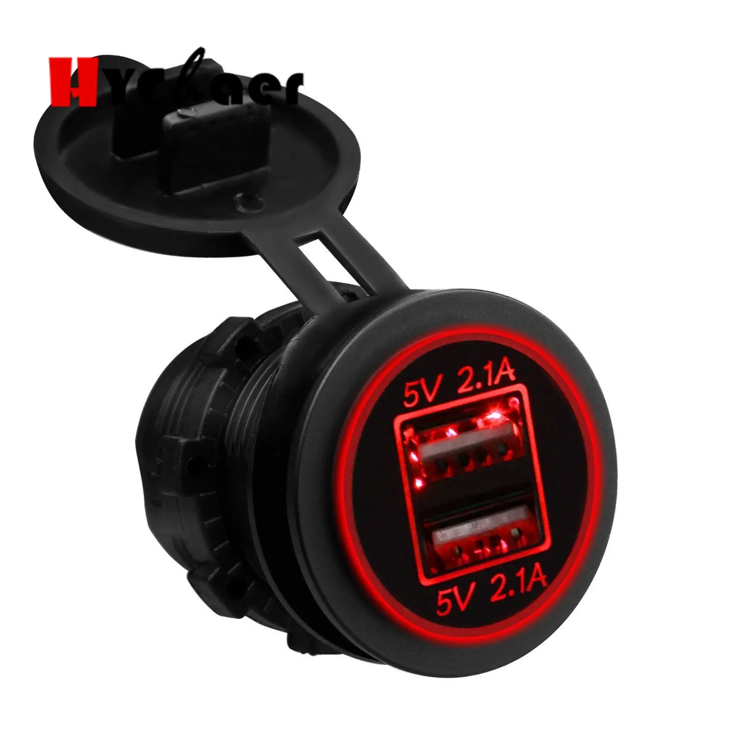 Автомобильное зарядное устройство USB адаптер питания на выходе мобильный