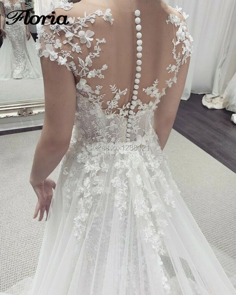 Романтическое арабское мусульманское свадебное платье кружевное Среднего