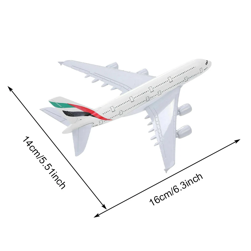 Модель самолета A380 для украшения дома и на столе 1:400 | Дом сад