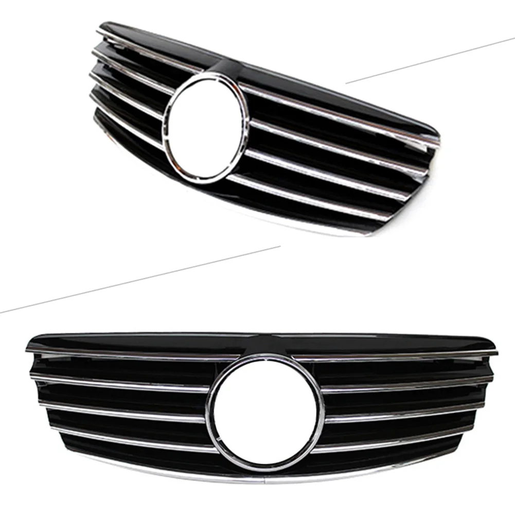 Передняя решетка автомобиля верхний гриль для 2003 2006 Mercedes Benz E CLASS W211 E320 E350 E500 Хром
