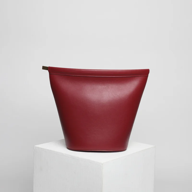 2019 осенне-зимние уличные стильные изогнутые Клипсы из телячьей кожи Наплечные