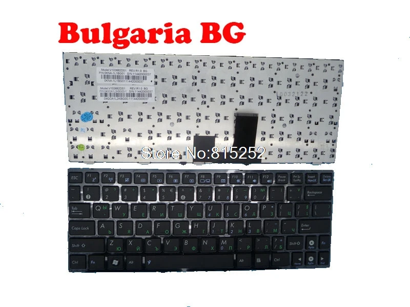 Клавиатура для ноутбука ASUS EPC 1005HA 1008PE 1002HA V103662DK1 0KNA-1L1BE01 04GOA1L2KBE00-1 V103662DS1 0KNA-1L1BG01