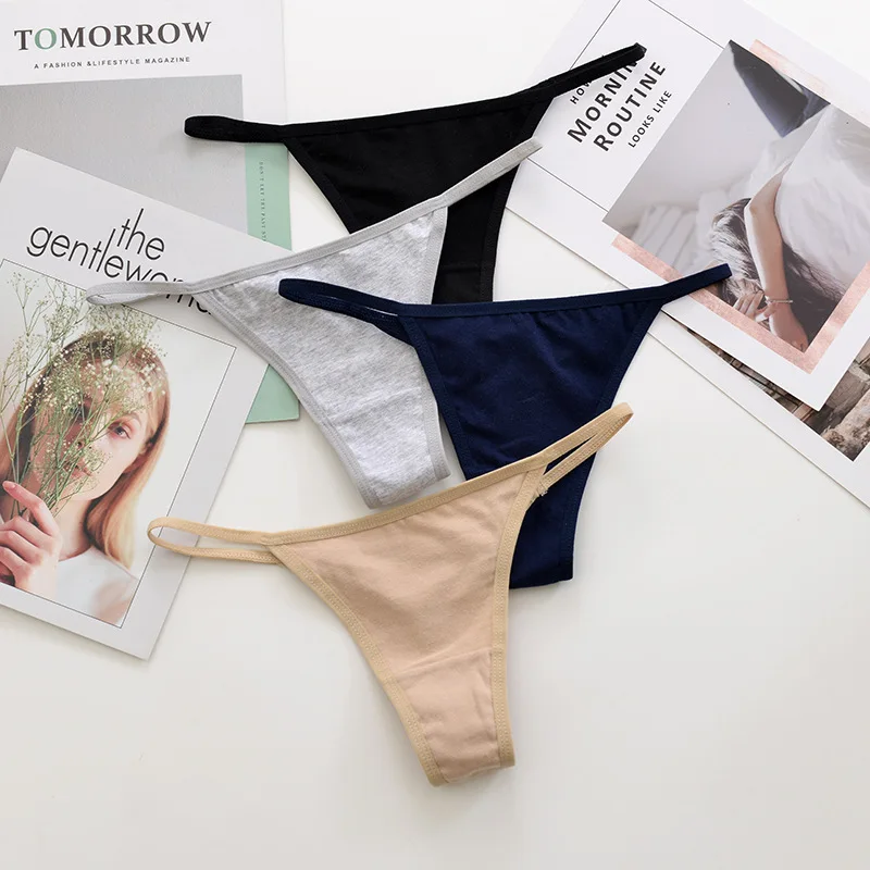 Трусы стринги женские SP & CITY бесшовные хлопок цвет в ассортименте 1 шт|Женские