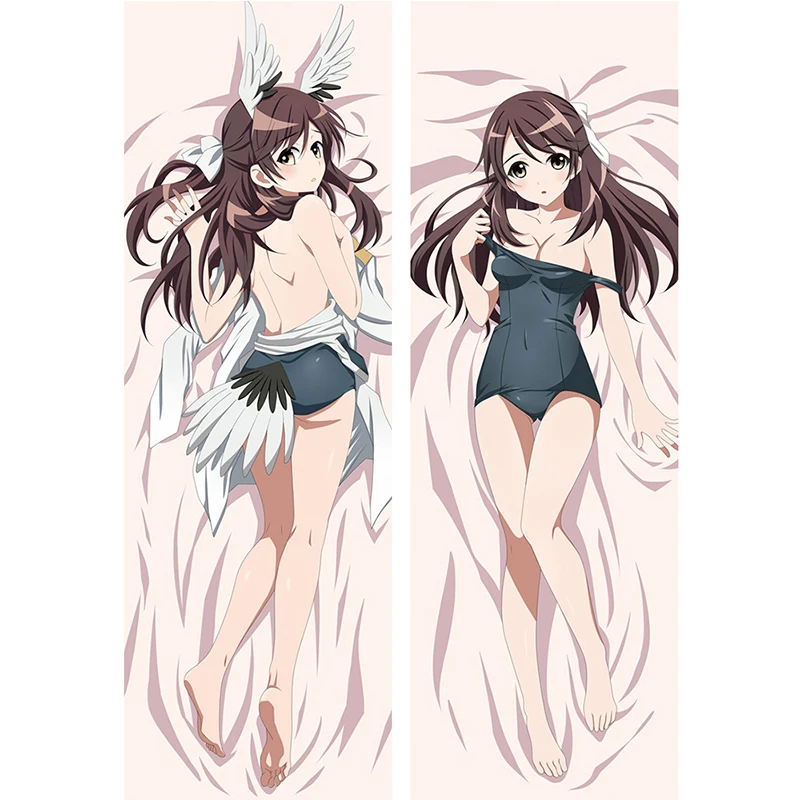 Страйк ведьмы аниме девушка Gertrud Barkhorn Perrine Clostermann длинная подушка для тела чехол с