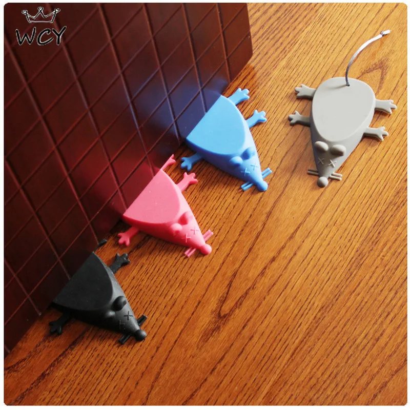 Защита от захлопывания двери с мультяшным мышонком крутая игрушка которая не