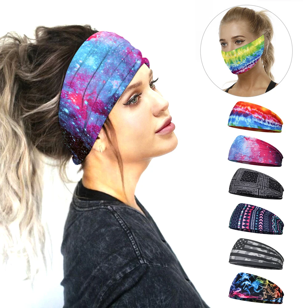 1 шт. нескользящие повязки на голову для йоги Эластичный Мягкий впитывающий пот