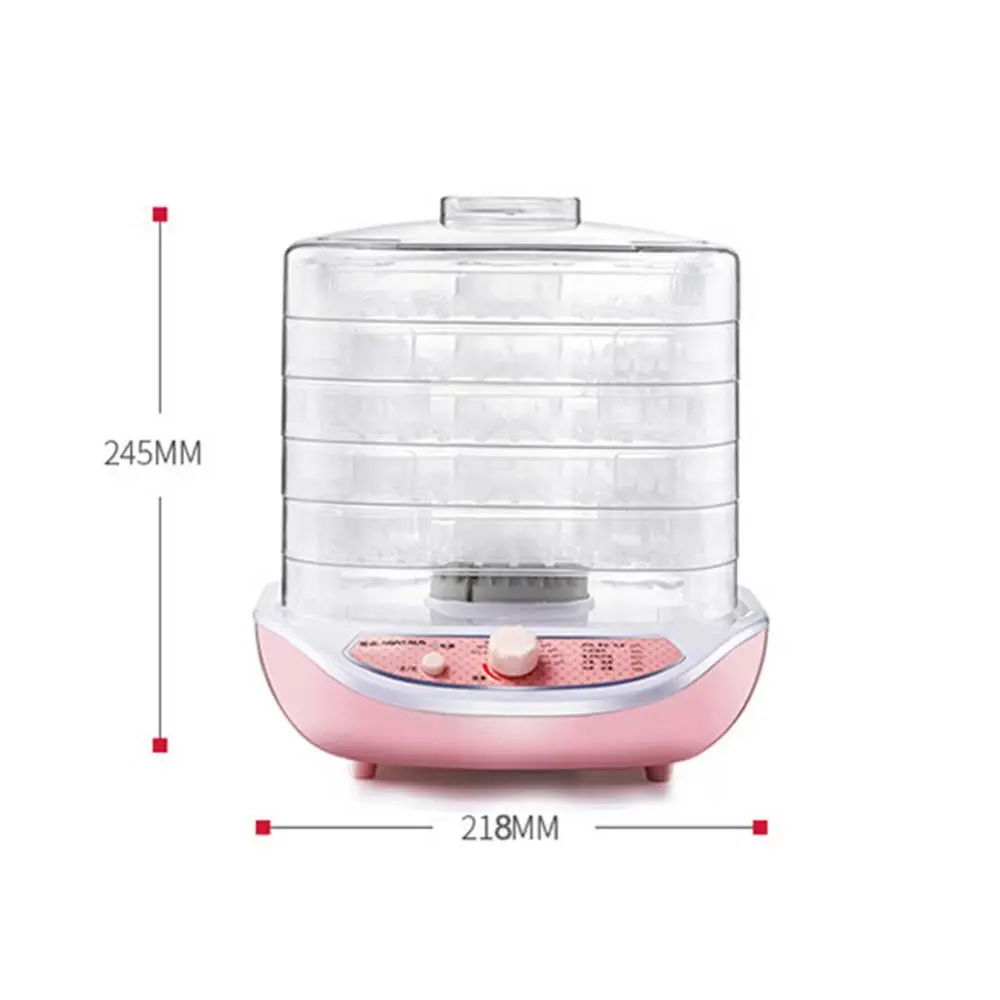 

Electric Food Dehydrator for Fruits and Vegetables 350W Temperature Adjustment 5 trays Snacks Air Dryer 220V