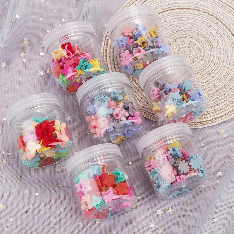 30 шт./кор. милые заколки для волос девочек и женщин детские с кроличьими цветами