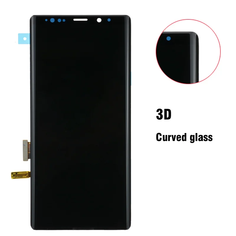 Pantalla LCD Super AMOLED de 6,4 pulgadas para Samsung Galaxy Note 9, montaje de digitalizador con cristal trasero, N960, N960F-2
