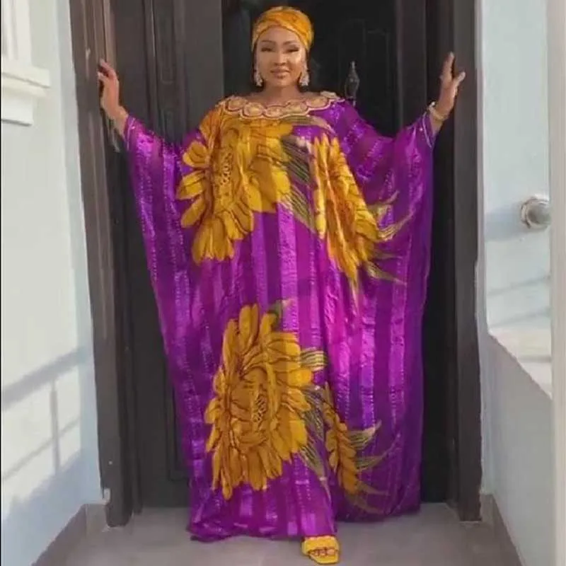 Шифоновые африканские платья для женщин осень 2020 африканская одежда
