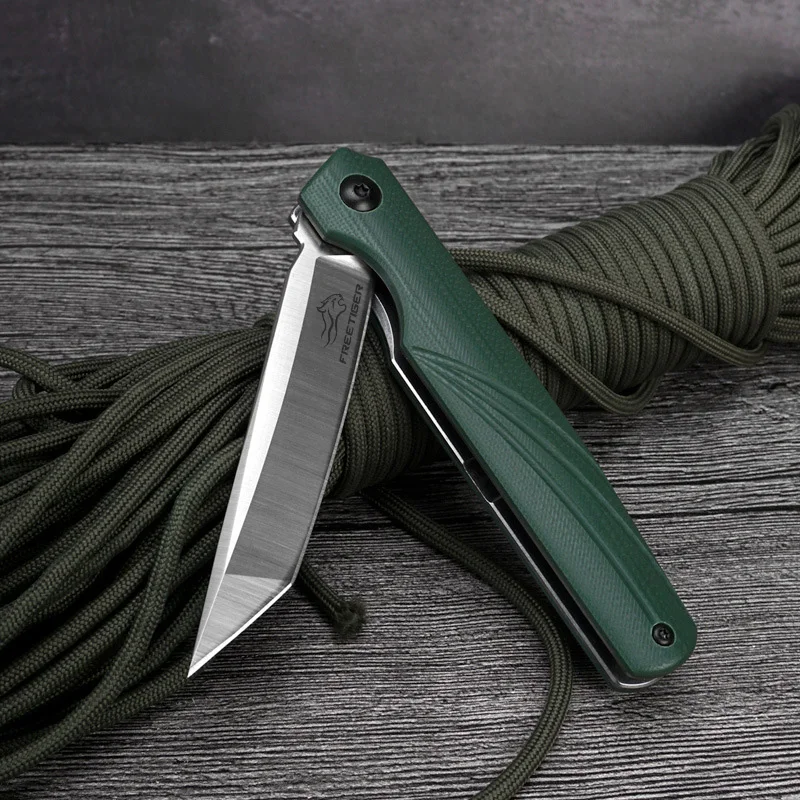 Складной нож FREETIGER FT906 G10 карманный тактический Клинок с лезвием D2 подшипником для