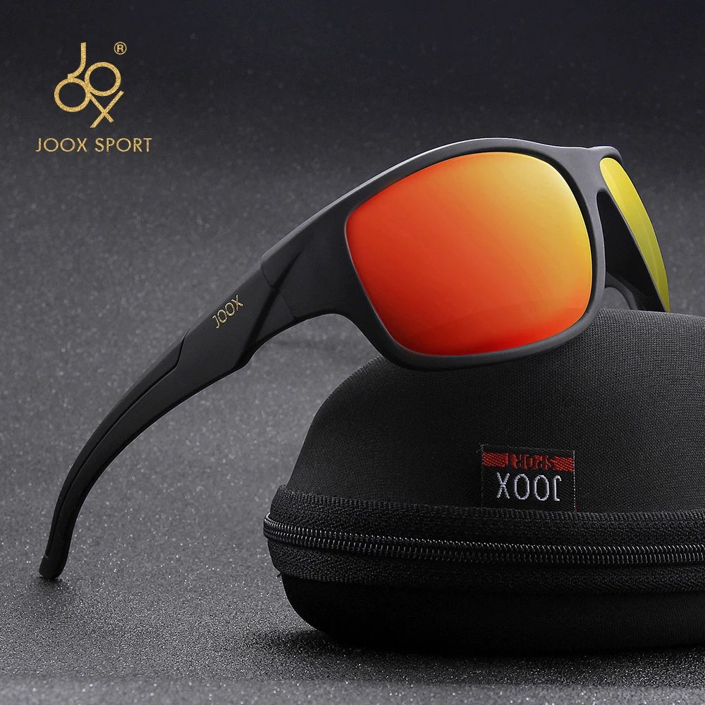 Мужские солнцезащитные очки утолщенная линза 1 мм оправа из эластичного каучука