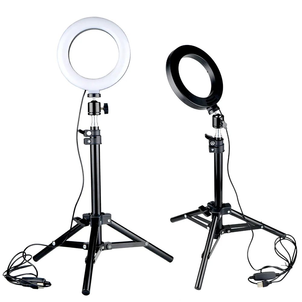 Светильник для фотосъемки 50 см штатив Трипод камеры телефона студийный софтбокс