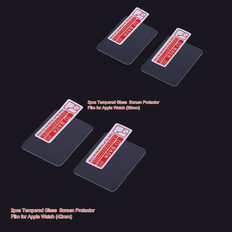 2 шт. прозрачный защитный экран из закаленного стекла для умных часов |