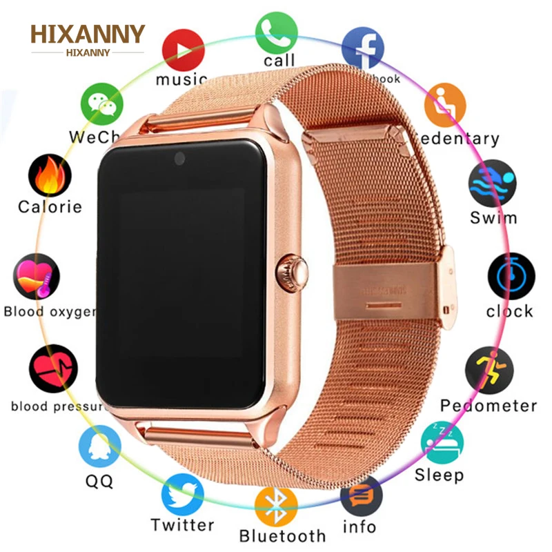 Z60 SmartWatch с Sim картой Bluetooth Smartwatch Relogio Inteligente GT08 Plus Reloj PK Band|Смарт-часы| |