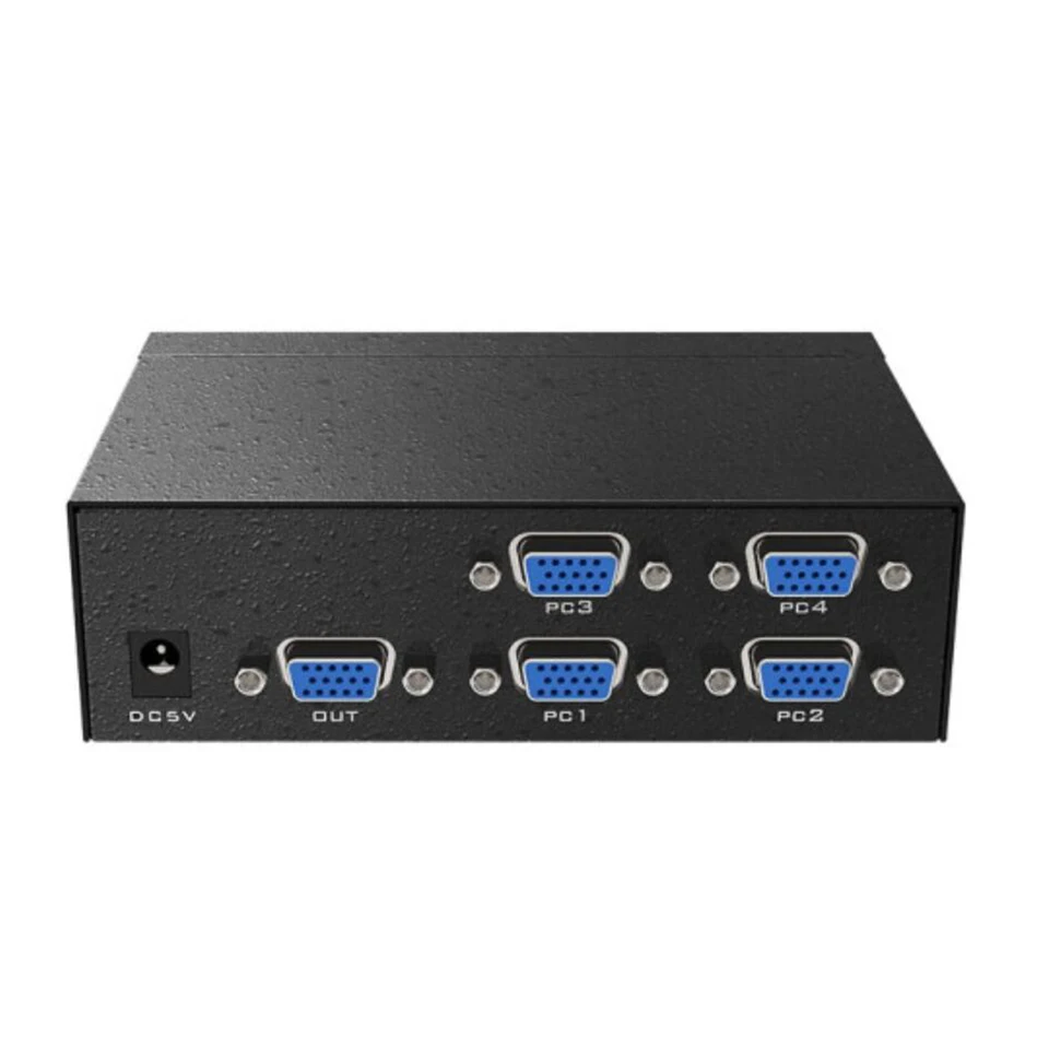 VGA мультипросмотра сплиттер для мониторов 4 вход 1VGA выход несколько режимов