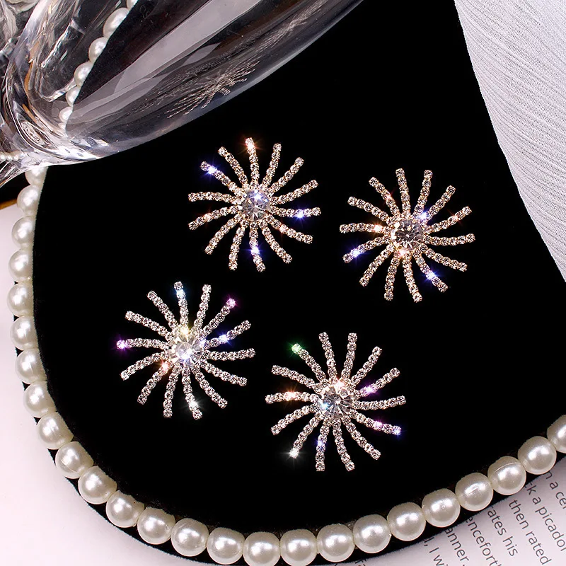 

Женские серьги с иглами, модные ослепительные Серьги С закатом