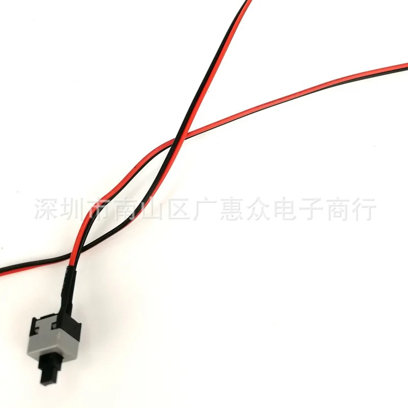 

5PCS PC Power Cable 50cm 2 Pin SW PC Power Cable On/Off Push Button ATX Computer Switch Wire