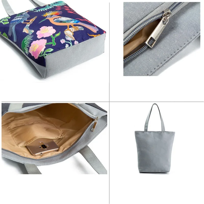 Холщовая Сумка тоут Miyahouse для женщин летняя пляжная сумочка повседневный с