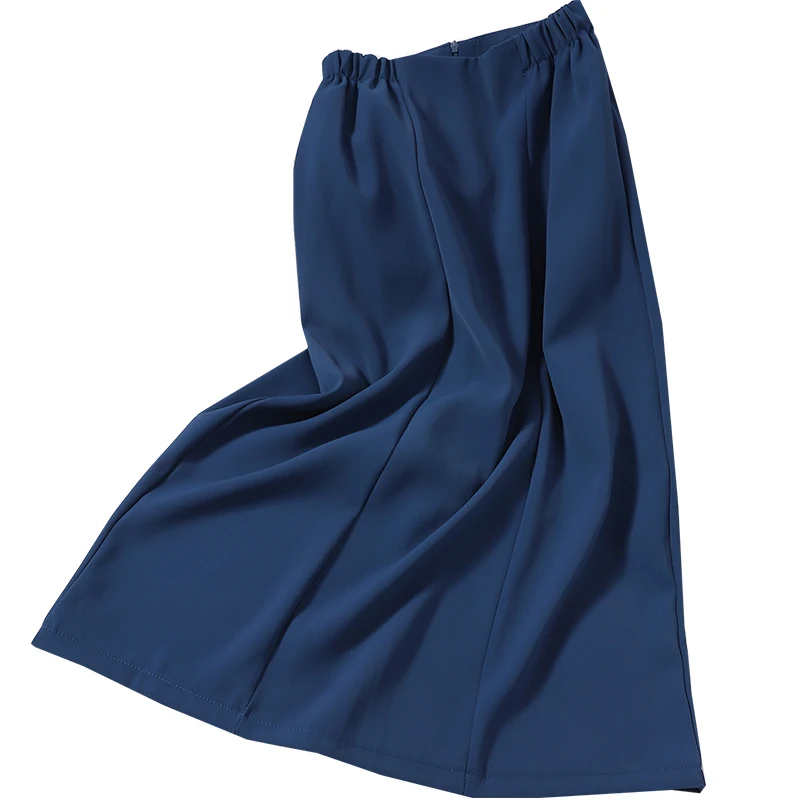 

reduction of age temperament show thin one pace joker contracted skirts han edition high pockets hip knee-length skirt