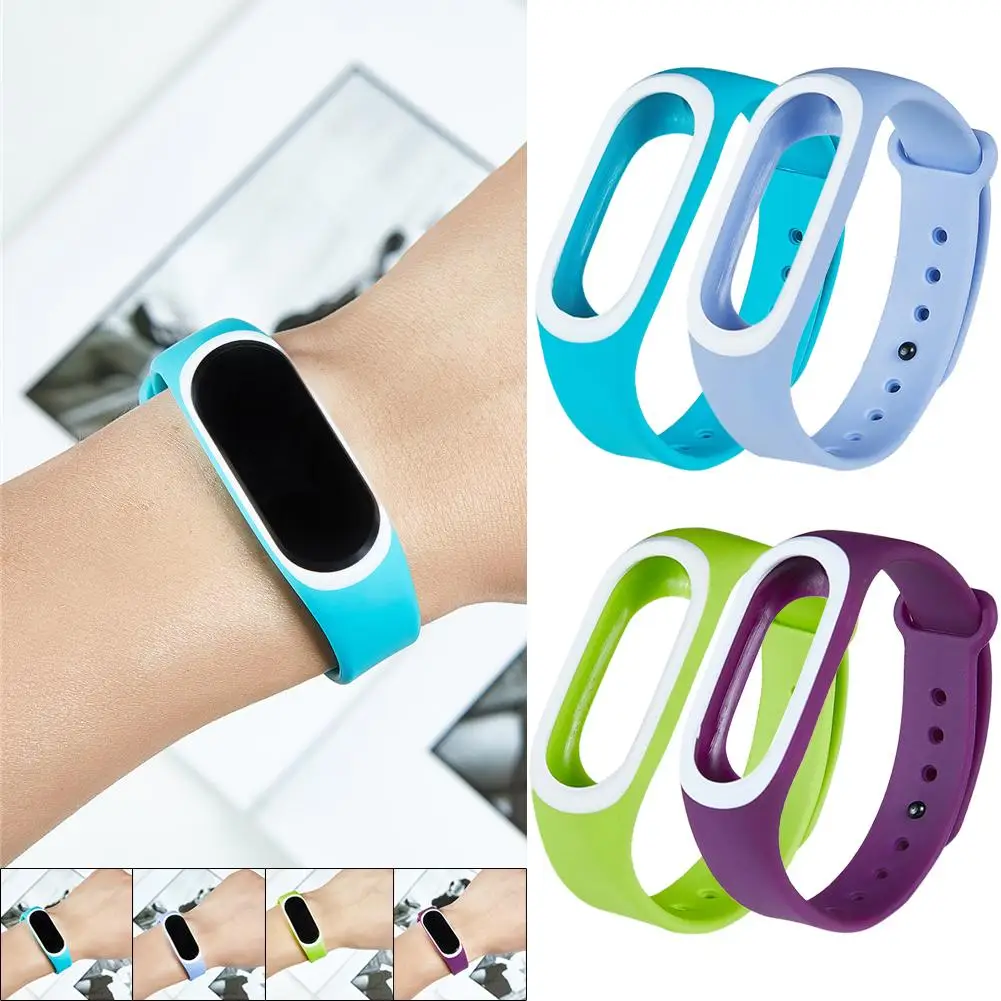 Мягкий силиконовый цветной браслет ремешок для спортивных часов Xiaomi Hey Plus + смарт