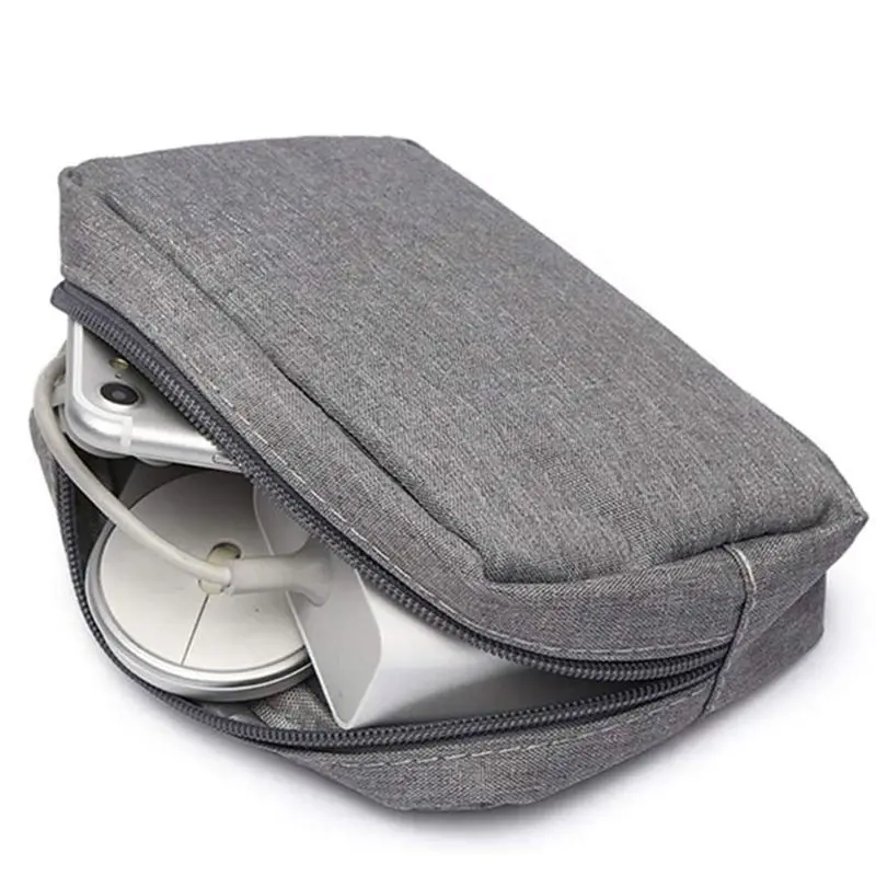 

Travel USB Flash Drives Case Organizer Bag Digital Storage Pouch Earphone Cable LX9F