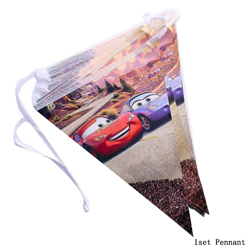 

Cartoon Dinsey Lightning McQueen Cars Theme Party Disposable Tableware Paper Plates Cups Birthday Party Decoration Kids Supplies