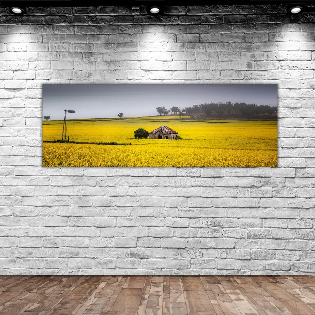 

BK Home Landscape Panorama Canvas Table 100x35cm-3 Modern Convenient Reliable Decoration Gift Design Simple Vicinity