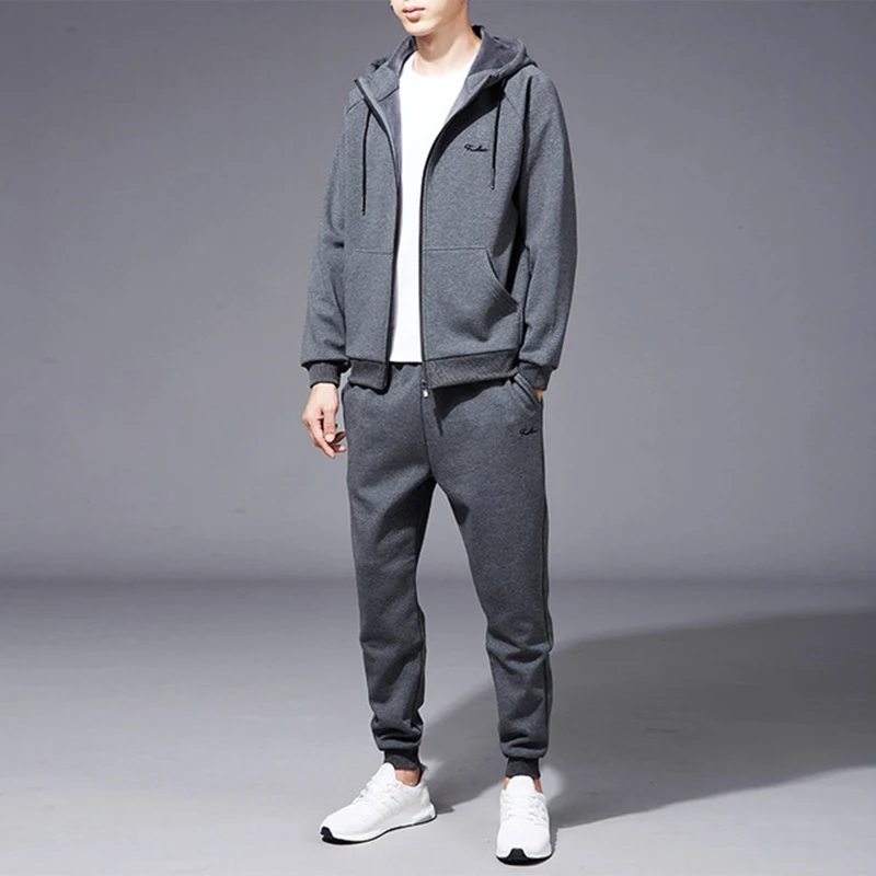 Rlyaeiz негабаритных 7XL 8XL повседневные спортивные костюмы для мужчин 2019 высокое