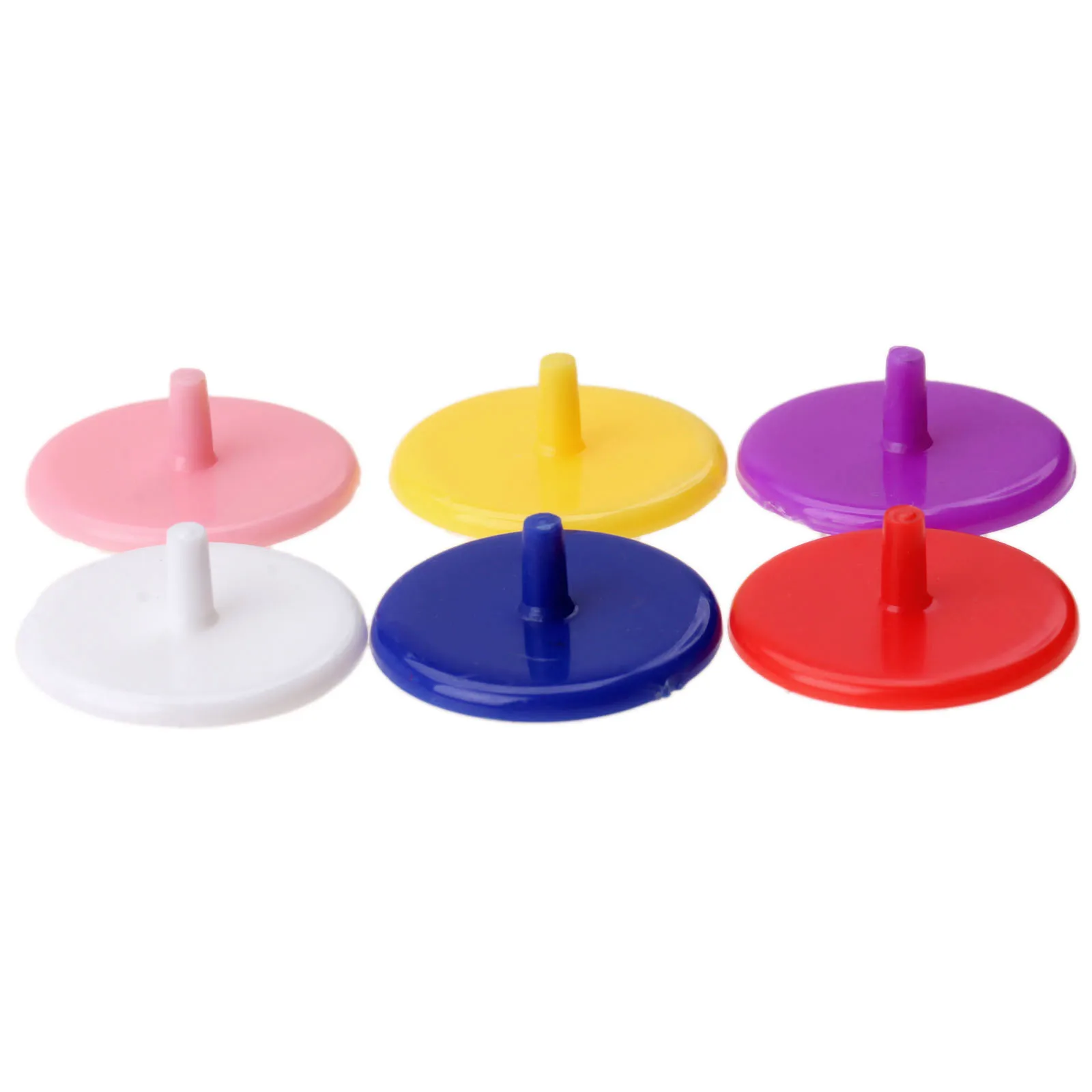 100 шт. Пластик отметка для мяча гольфа мячи маркеры положения Ассорти Цвет