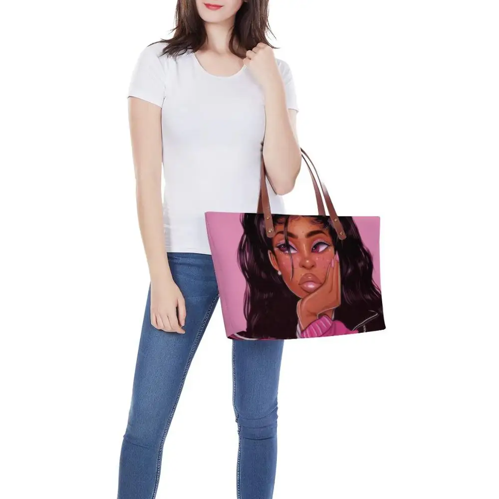 Комплект сумок пляжные сумки для женщин индивидуальный черный художественный