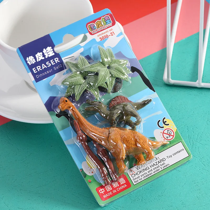 Динозавр Дельфин ластик Панда Творческий мультфильм Животные Резиновый Щенок