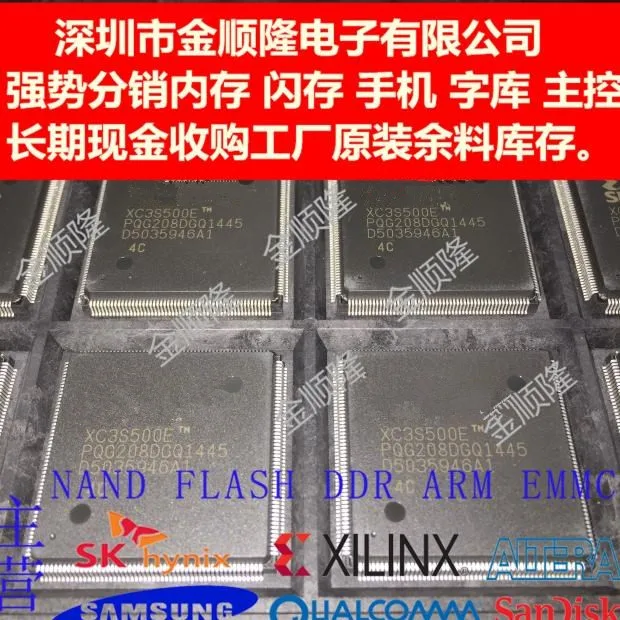 

10PCS QFP-208 XC3S500E-4PQG208C QFP208 XC3S500E New and original